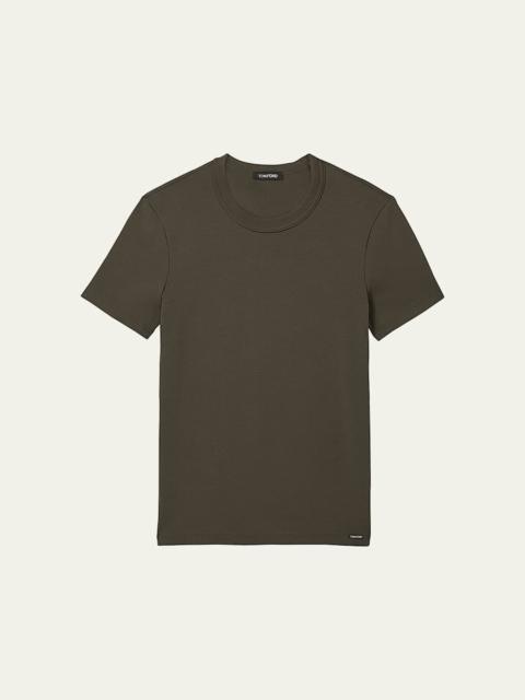 Men's Solid Stretch Jersey T-Shirt
