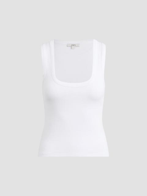 Joe's Jeans Women's The U-Neck Cotton-Blend Tank - Optic White