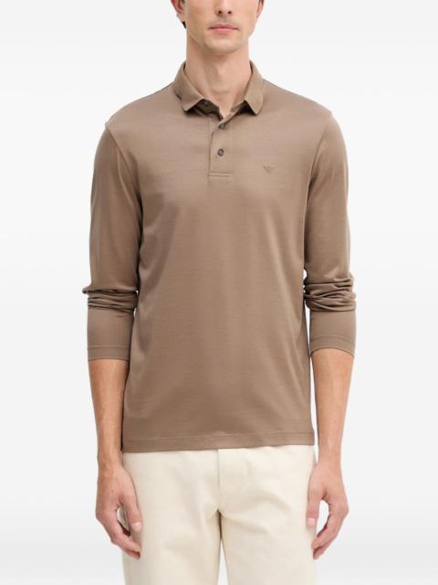 EMPORIO ARMANI long-sleeves polo shirt