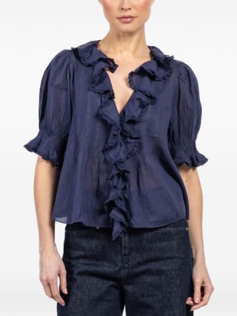 DÔEN Henri ruffled top