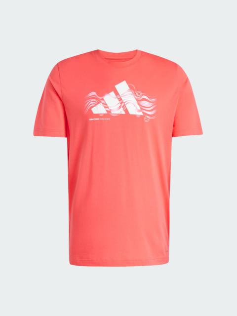 adidas Tennis Logo Heat Graphic Tee