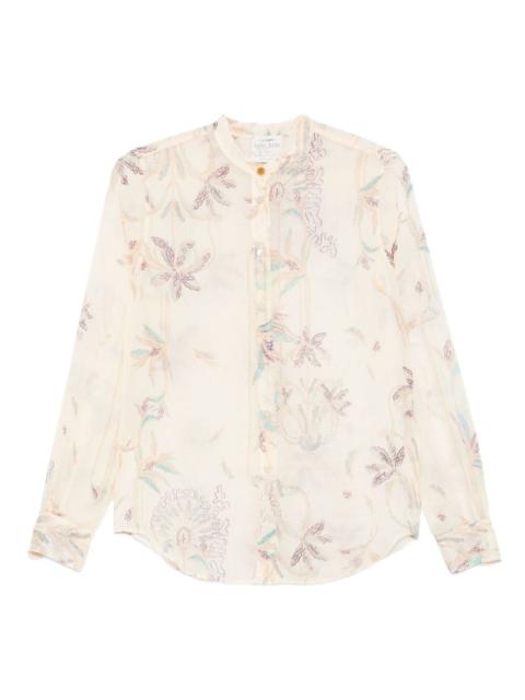 forte_forte floral-print shirt