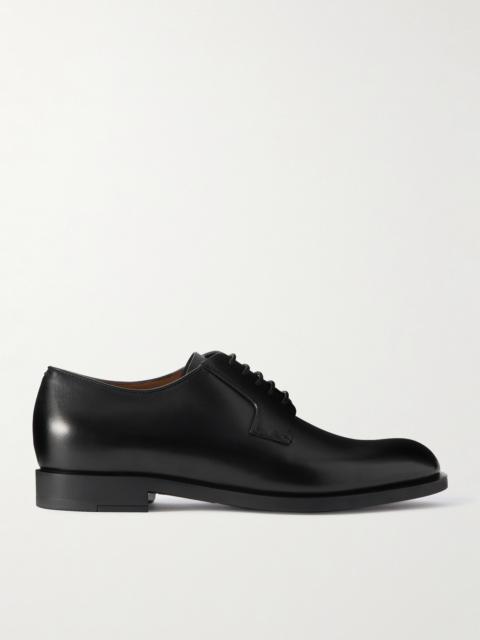 ZEGNA 가죽 끈 옥스포드 신발