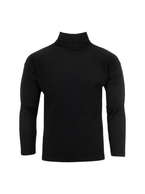 ISSEY MIYAKE Black Turtleneck Sweater