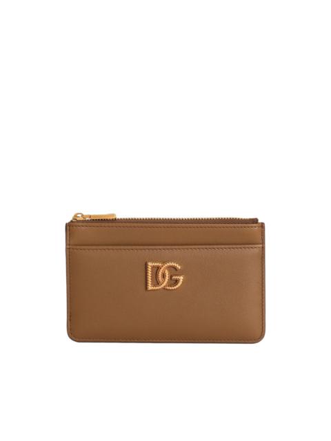 Dolce & Gabbana calfskin card holder with DG logo
