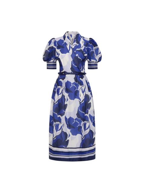 REBECCA VALLANCE Paros Short Sleeve Midi Dress