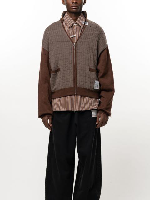Maison MIHARAYASUHIRO Distressed Knit Cardigan