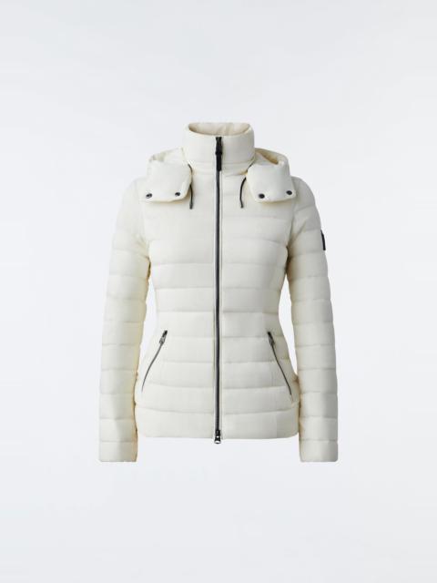 MACKAGE MICHI Agile-360 stretch light down jacket with hood
