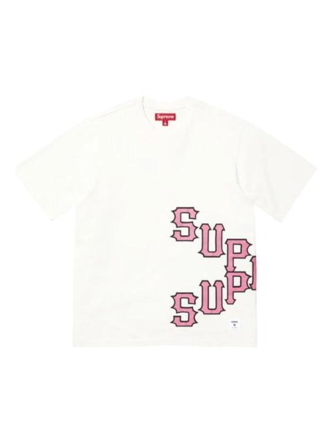 Supreme Supreme SS26 Cracked Spellout S/S T-Shirt 'White' SUP-SS26-060-WHT