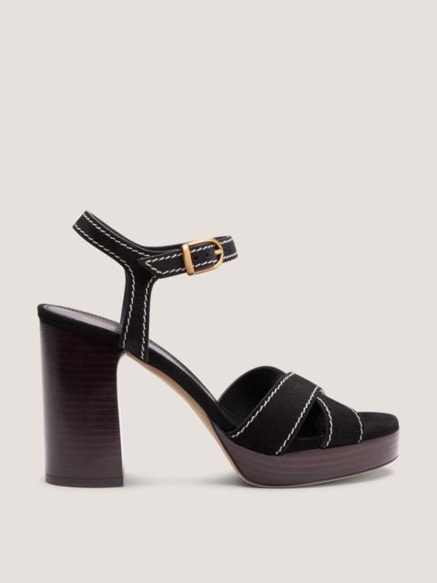 Stuart Weitzman DAYNA SADDLE PLATFORM SANDAL