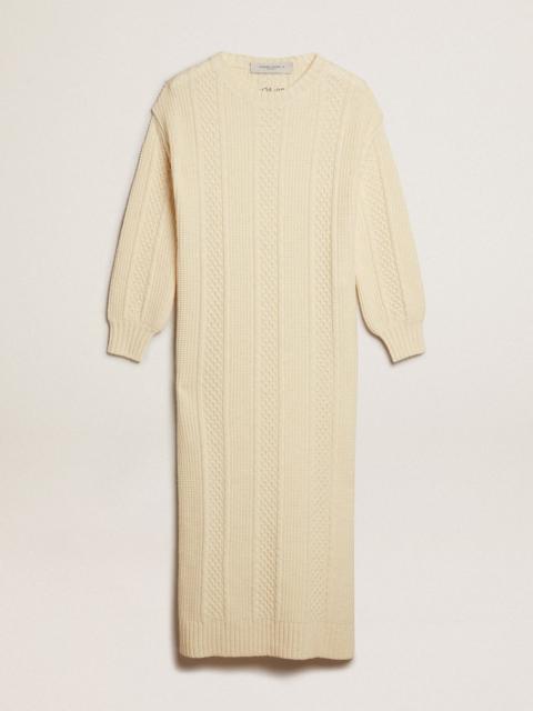 Golden Goose Wool dress with embroidery on the back