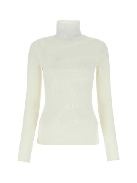 Dion Lee Ivory stretch wool blend top