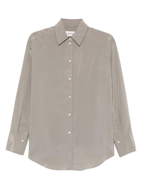 RÓHE striped button-down shirt