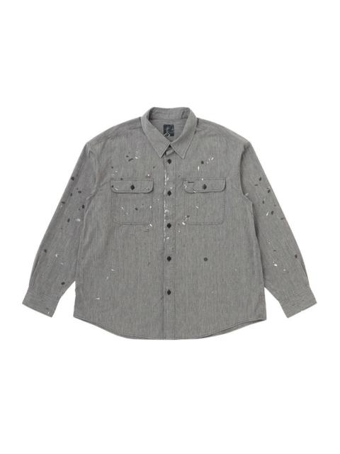 visvim LANGER CHAMBRAY L/S GREY