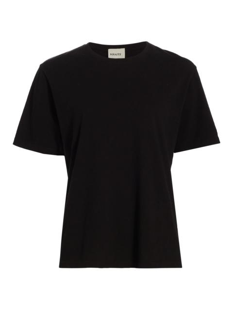 KHAITE Women's Mae Short-Sleeve T-Shirt - Black