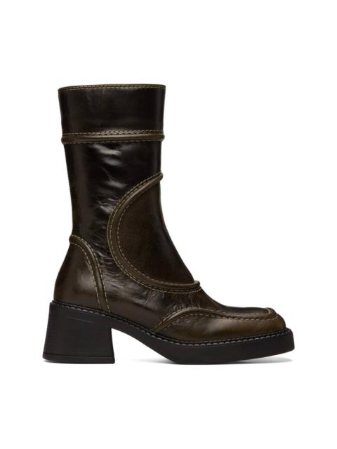 MIISTA Khaki Malene Boots