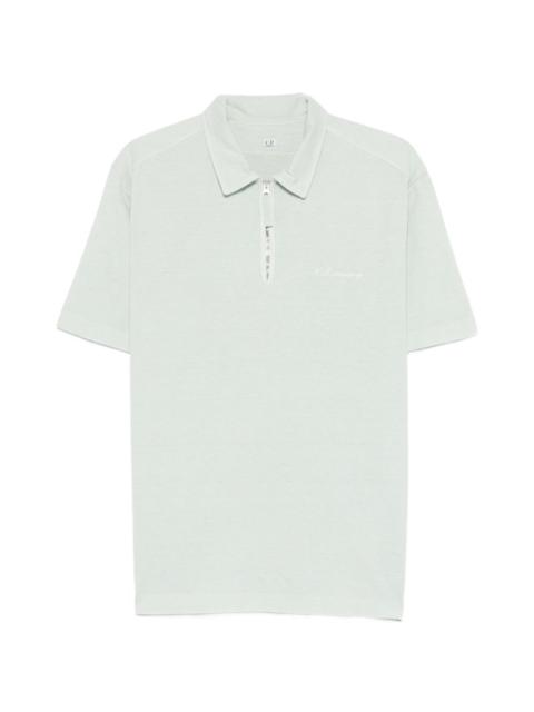 C.P. Company zip polo shirt