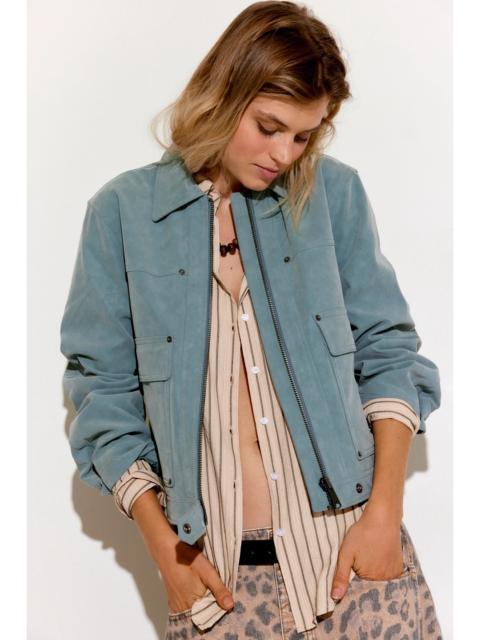 FREE PEOPLE We The Free Blair Vegan Suede Jacket