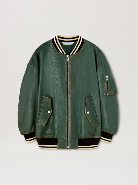 Palm Angels Sunsets Leather Bomber