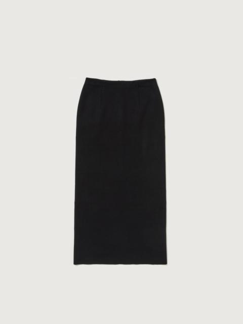 AURALEE DOUBLE FACED SILK COTTON KNIT SKIRT