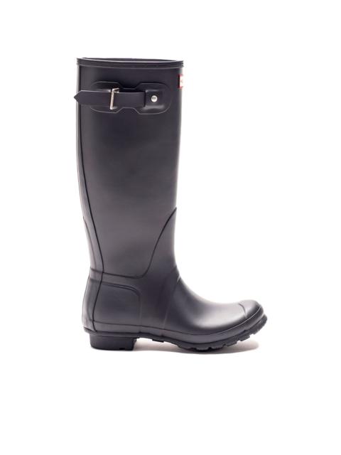 HUNTER logo-appliqué boots