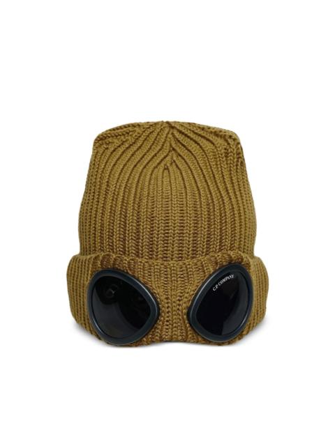 C.P. Company extrafine merino wool Goggle beanie
