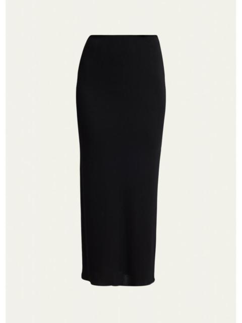 Valentino Draped Midi Pencil Skirt