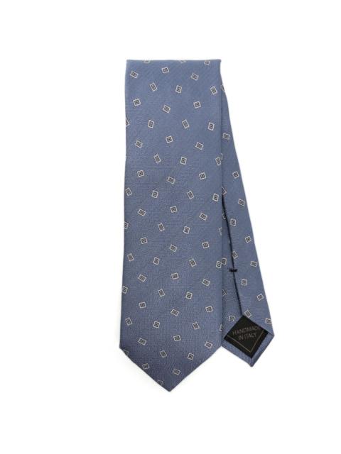 patterned-jacquard tie