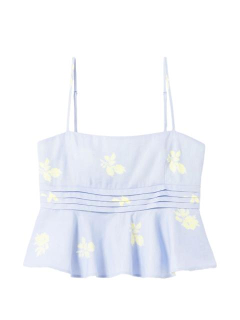 Claudie Pierlot floral-print blouse