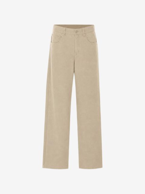 Brunello Cucinelli velvet trousers