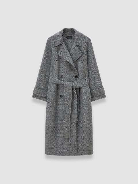 JOSEPH Joseph Navarre Herringbone 모직 코트