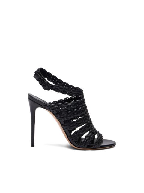 CASADEI woven heeled sandals