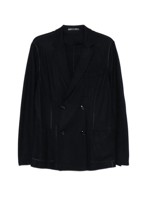 GIORGIO ARMANI Cashmere double-breasted blazer jacket