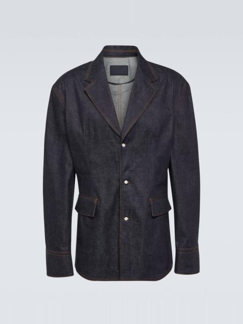 Prada Single-breasted denim jacket