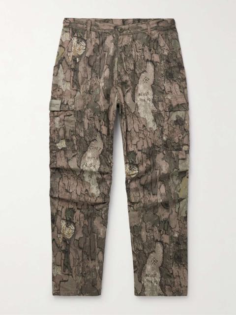 BDU Straight-Leg Camouflage-Print Cotton-Ripstop Cargo Trousers