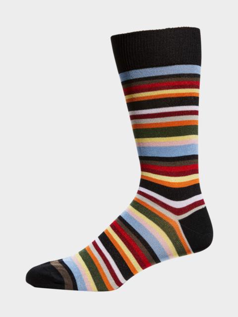 Paul Smith Men's Multi-Stripe Socks