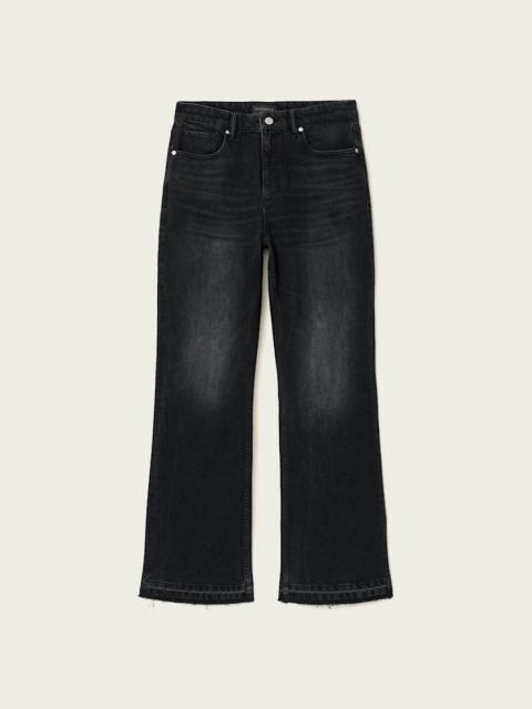ALLSAINTS FABLE MID RISE BOOTCUT DENIM JEANS