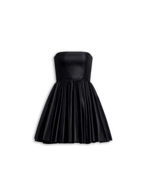 Alaïa PEPLUM SHINY NYLON DRESS