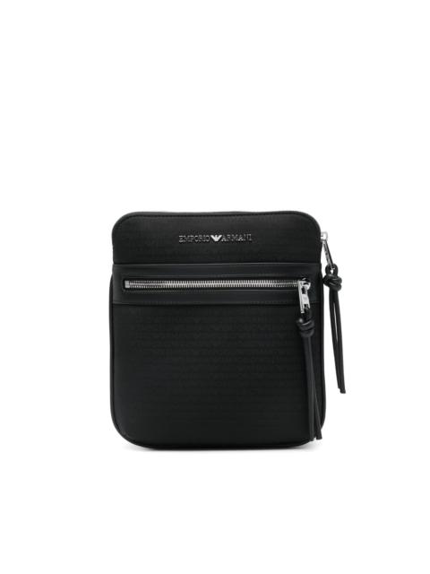 EMPORIO ARMANI logo-lettering messenger bag