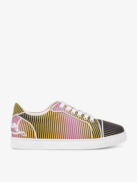 Christian Louboutin Fun Vieira Orlato brand-embellished leather low-top trainers