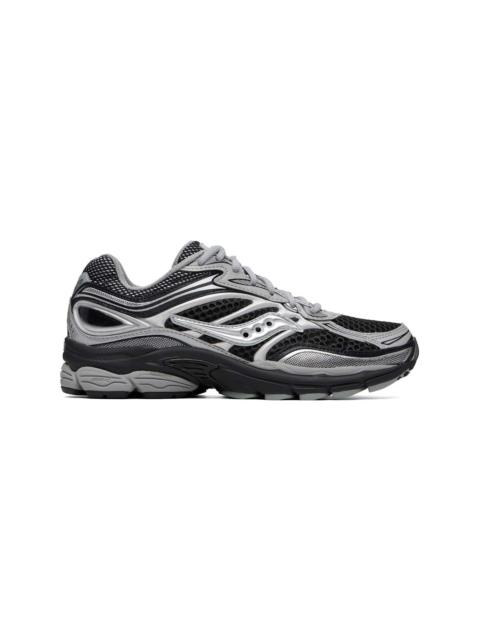 Saucony Black & Silver ProGrid Omni 9 Sneakers