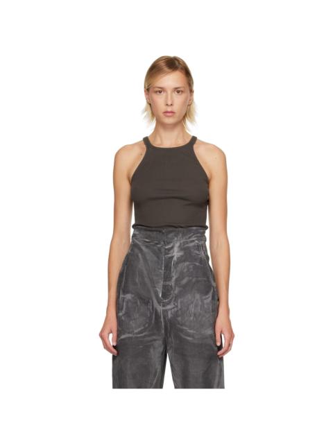 Rick Owens DRKSHDW Gray Concordians Racer Back Tank Top