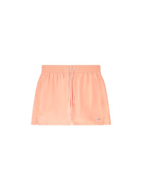 Diesel SWIM SHORTS WITH METALLIC OVAL D LOGO