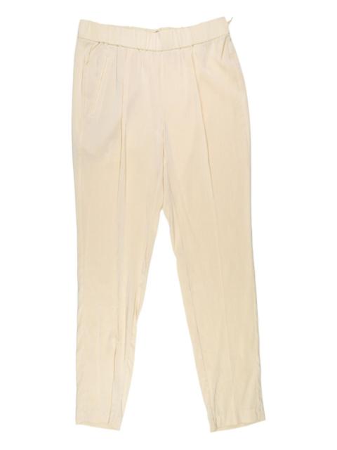 Brunello Cucinelli pleated elastic-waist trousers
