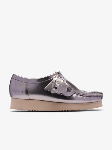 Clarks Originals Wallabee 2604 Silver Patent