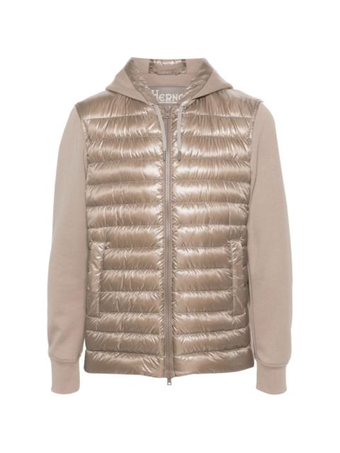 Herno quilted-panel jersey jacket