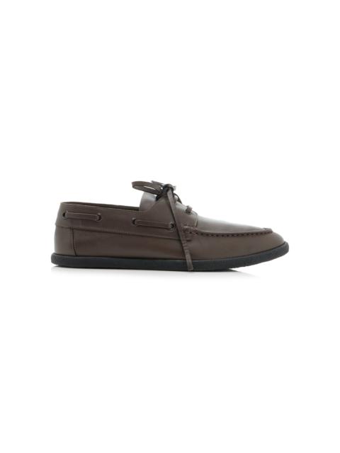 Novus Leather Boat Shoes brown