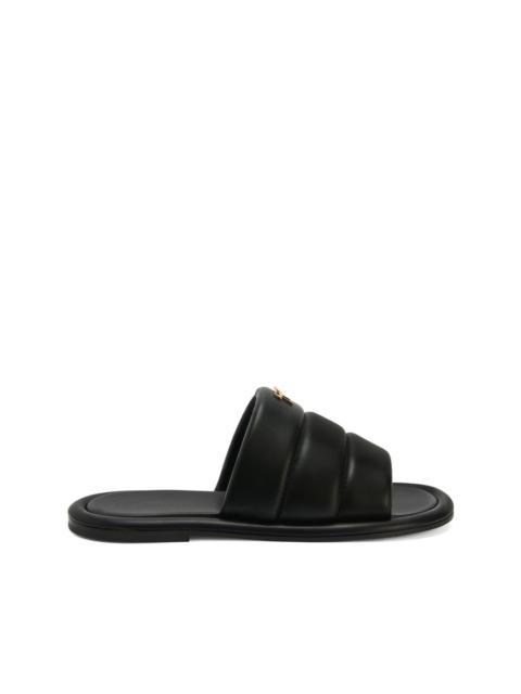 Giuseppe Zanotti Harmande leather slides