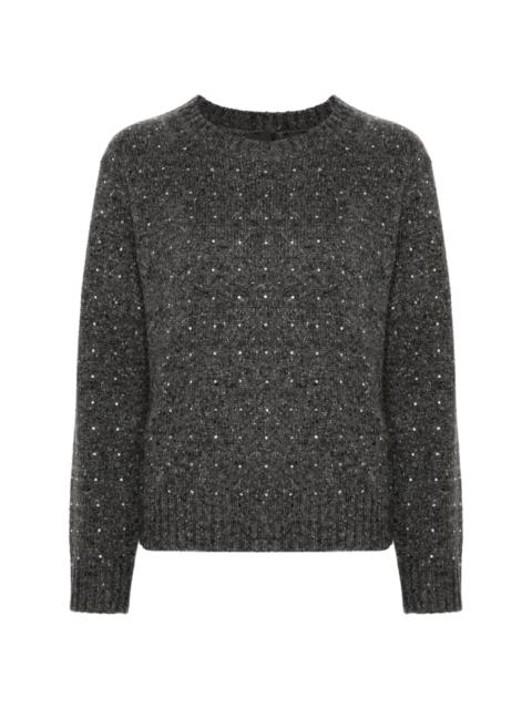 PINKO crystal-embellished sweater