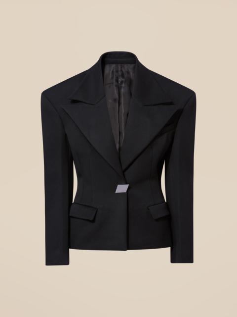 THE ATTICO BLACK BLAZER